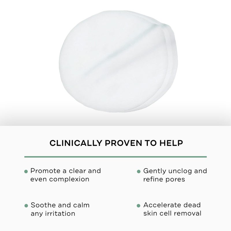 Replenix Gly-Sal Clarifying Acne Pads, 60 Count, Medical-Grade Glycolic Acid & 2% Salicylic Acid Exfoliating Pads for Acne-Prone Skin, Help Clear Blemishes & Refine Pores, Non-Oily - Image 2