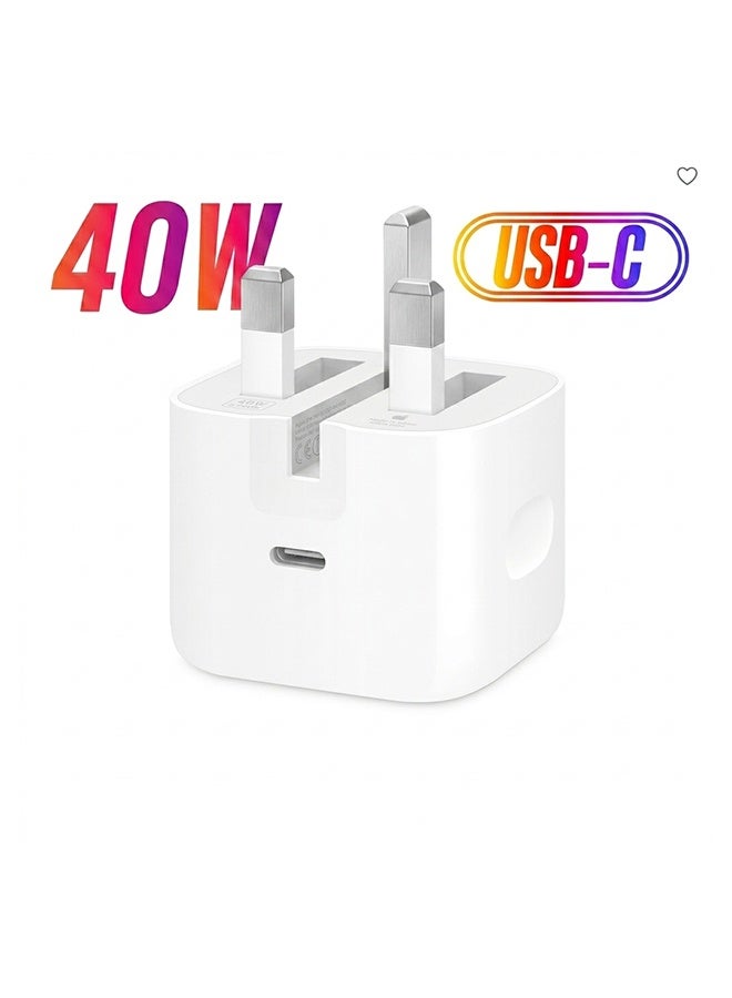 Apple 40W Dynamic Power Adapter with 60W Max - White - Image 4