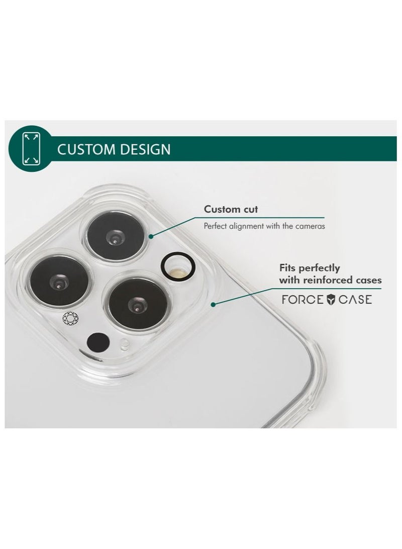 FORCE حماية عدسة كاميرا Force Glass لجهاز iPhone 13 Pro Max - Image 2