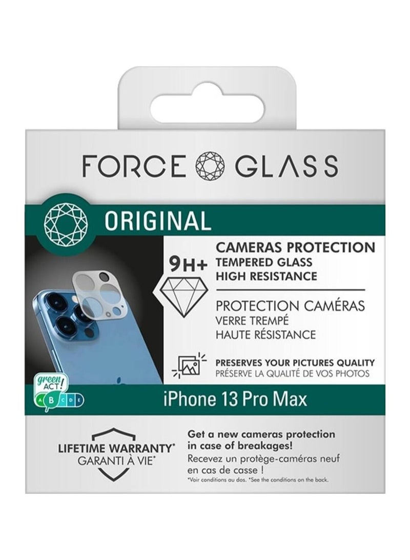 FORCE حماية عدسة كاميرا Force Glass لجهاز iPhone 13 Pro Max - Image 1