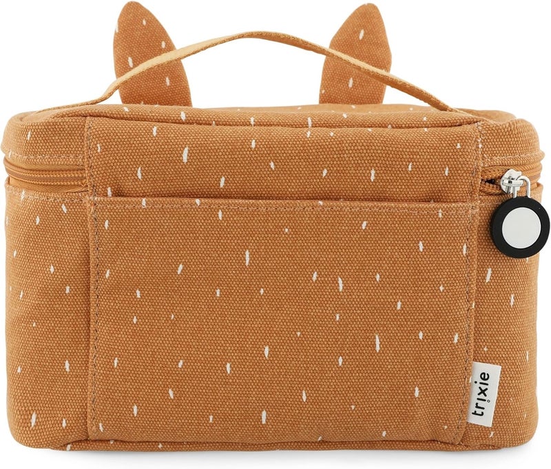 Trixie Mr. Fox Thermal Lunch Bag - Insulated Cotton Lunch Carrier - Image 2