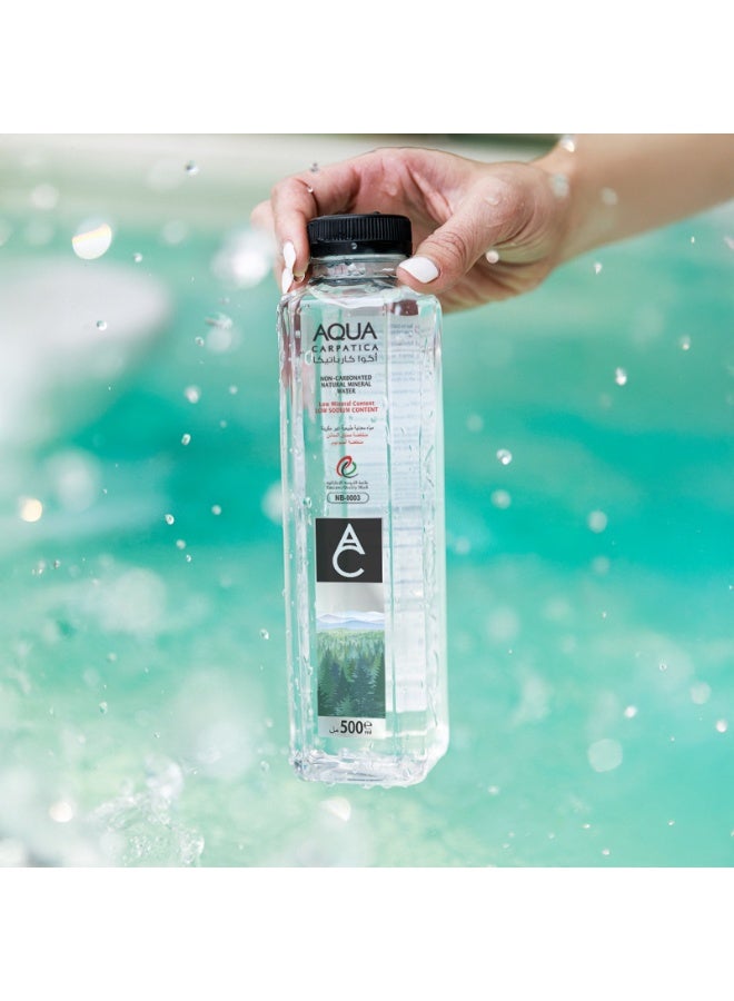 Aqua Carpatica Natural Mineral Water 500ml Pack of 12 | Naturally Alkaline | Low Sodium | Premium Imported Water - Image 4
