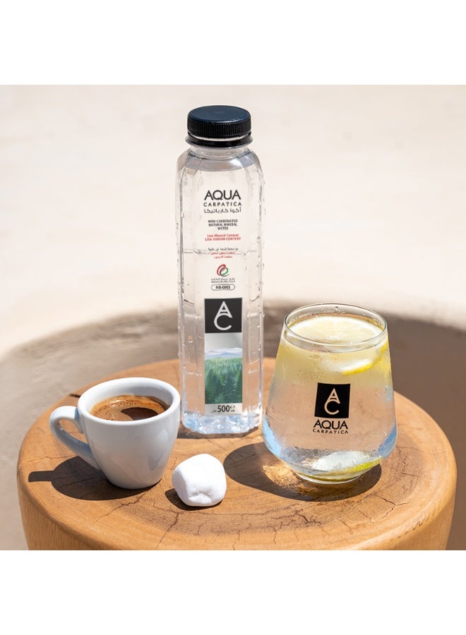 Aqua Carpatica Natural Mineral Water 500ml Pack of 12 | Naturally Alkaline | Low Sodium | Premium Imported Water - Image 5