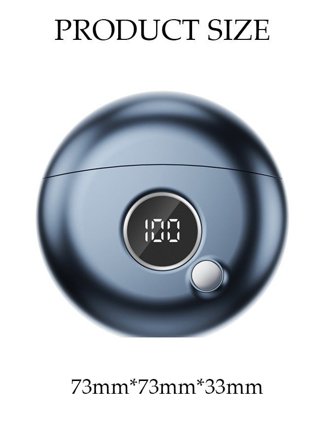 DUNISO Mini Shaver Portable Electric Shaver with LED Display Shaver Magnetic Cap Powerful Storm Shaver for Men Mini Electric Razor Type-C Fast Charging, Pocket Size USB Shaver for Travel - Image 4