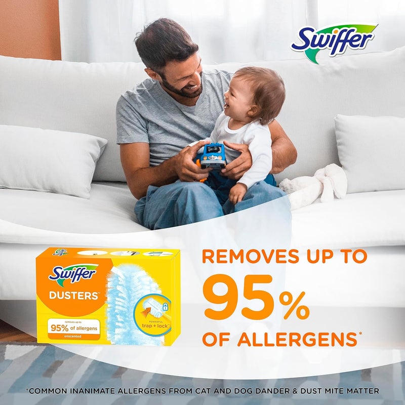 Swiffer طقم أدوات التنظيف، يتضمن 1 مقبض و 5 أدوات تنظيف - Image 3