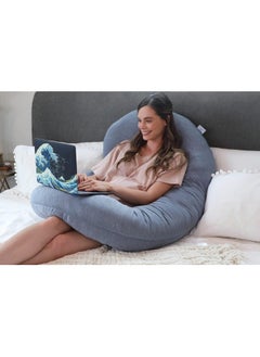 Pharmedoc C Shape Full Body Pillow -  Grey Cooling Cover - pzsku/Z57CCCB6EA033069C7F15Z/45/_/1730893529/71c39dfc-bb73-474b-92f3-9900ea4ef22b