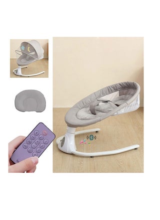 Electric Baby Cradle Automatic Infant Bassinet with Remote Controller 4-Gear Adjustable Swing Bed for Newborn Rocking Chair with Bluetooth Music Player & Mosquito Net & Pillow Toddler Bedside Crib (A) - pzsku/Z57CCD00204335CC3DD4CZ/45/_/1726301544/0e3de62e-d857-4437-bc59-eb2dffc2e07d