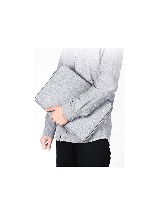PROMASS Laptop Case Sleeve Pouch Bag for Notebook Computer Liner Bag Briefcase 15.6" Grey  - Image 3