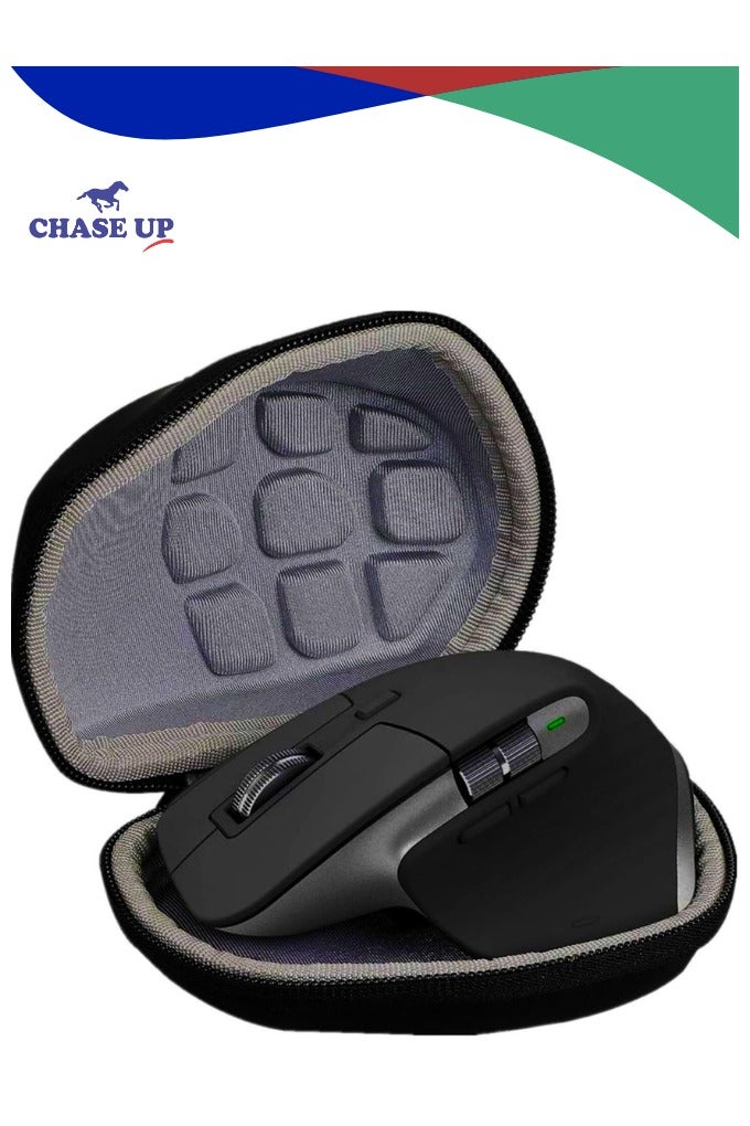 Chase Up Travel Hard Mouse Case for MX Master Series Wireless Bluetooth Mouse, Portable Mouse Storage Bag Travel Carrying Bag with Hand Strap  - Image 1