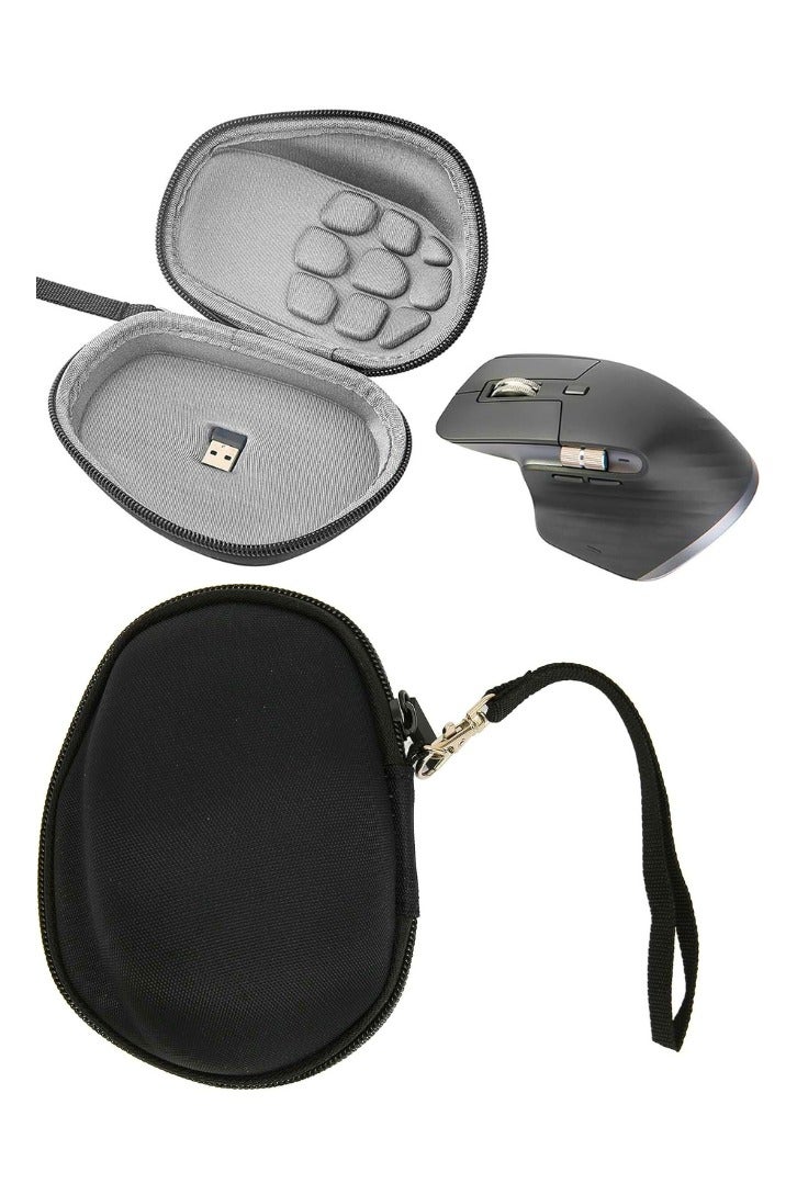 Chase Up Travel Hard Mouse Case for MX Master Series Wireless Bluetooth Mouse, Portable Mouse Storage Bag Travel Carrying Bag with Hand Strap  - Image 2