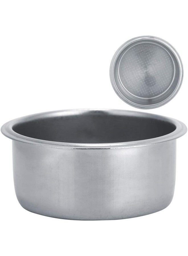 klarako 51mm Stainless Steel Coffee Filter Non?Pressurized Filter Basket Fit for Coffee Machine Easy to Use - Image 3