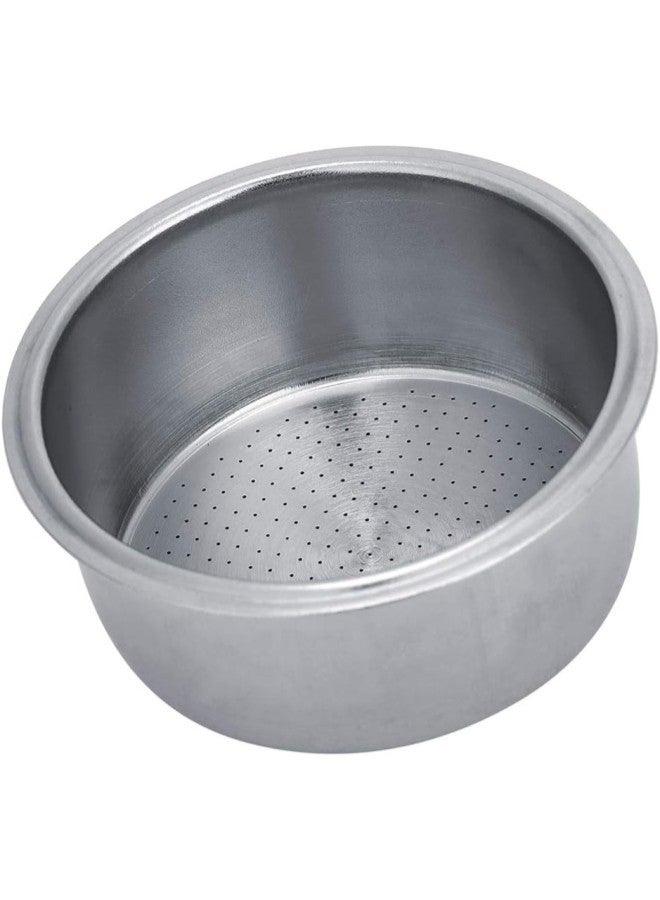 klarako 51mm Stainless Steel Coffee Filter Non?Pressurized Filter Basket Fit for Coffee Machine Easy to Use - Image 2