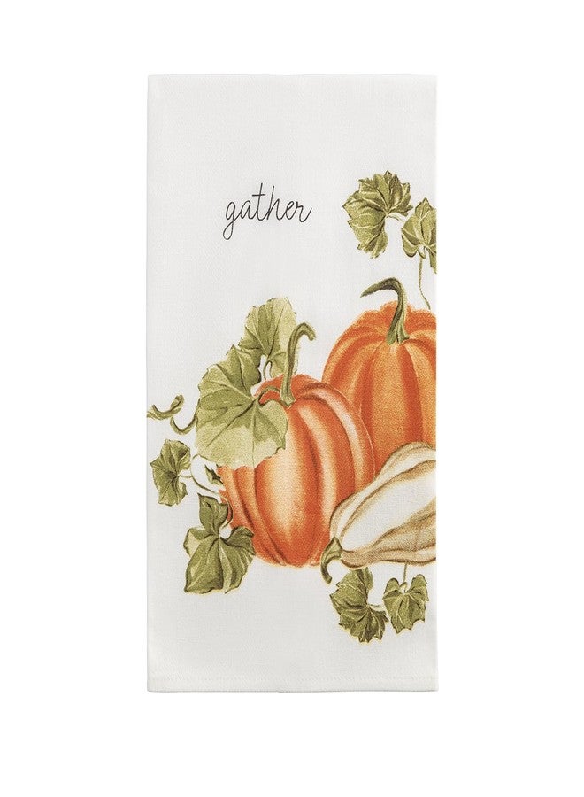 Mud Pie Thanksgiving Two Pumpkins Towel