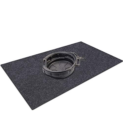 Meitola Cleanable Floor oil spill Mat, Oil absorbing pad Durable Protective surface Can be used for car oil change (38in×36in) - Image 1