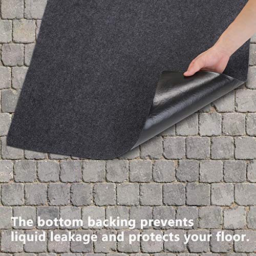 Meitola Cleanable Floor oil spill Mat, Oil absorbing pad Durable Protective surface Can be used for car oil change (38in×36in) - Image 3