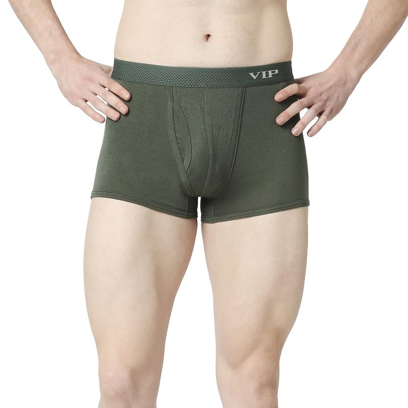 VIP Men's Assorted Sensory Cotton Trunk Underwear for Men with Elasticated Waistband - (Pack of 2, XL) - Image 4