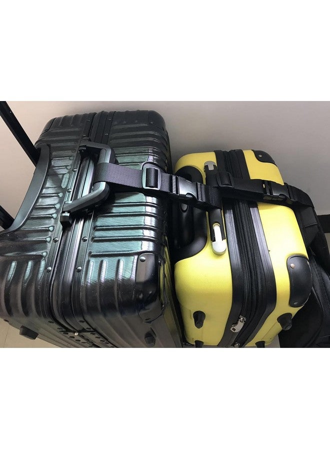 iCONY 2PIECES Add a Bag Luggage Set Strap for Suitcases - Adjustable Belt Travel Accessories Attachment - Connect Your 3 Bags for Passenger Car - Image 5
