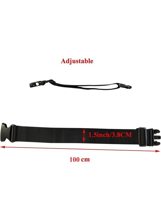 iCONY 2PIECES Add a Bag Luggage Set Strap for Suitcases - Adjustable Belt Travel Accessories Attachment - Connect Your 3 Bags for Passenger Car - Image 3