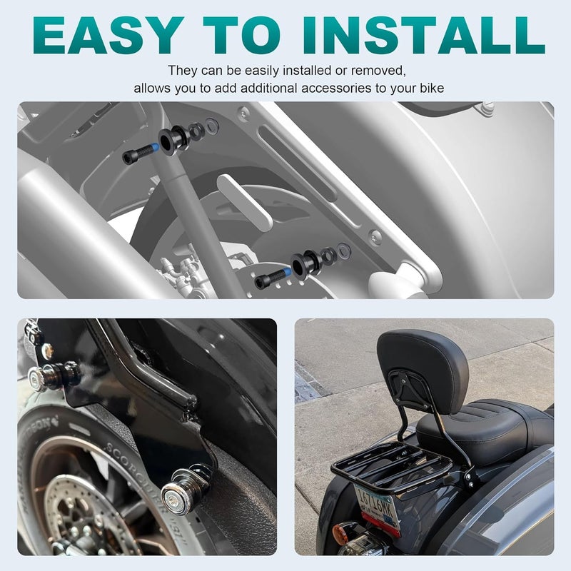 MoKitDora Sissy Bar Docking Hardware Kit for Harley Models - Image 4