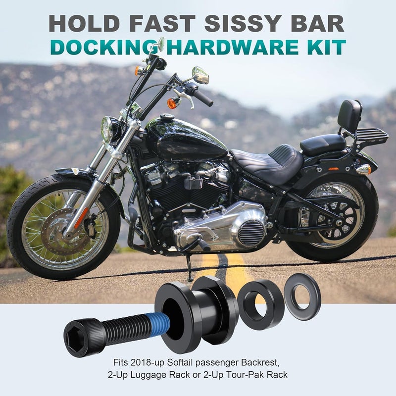 MoKitDora Sissy Bar Docking Hardware Kit for Harley Models - Image 2