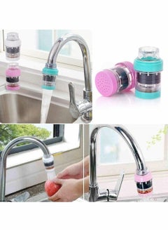 Excefore Activated Carbon Water Faucet, Faucet Water Filters, Removes Chlorine Fluoride Heavy Metals Hard Water Softener Water Tap Filter for Kitchen, Home, Bathroom (4 Color)  - Image 5