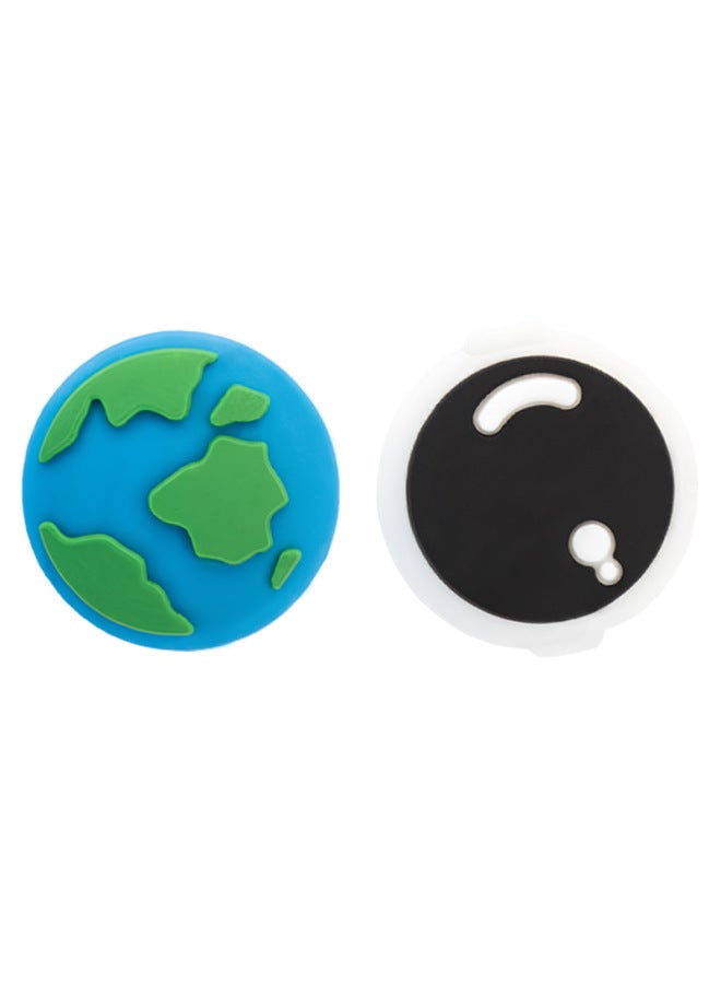 Nintendo Switch Handle Rocker Cap Earth Spaceman Rocker OLED Rocker Protective Cover LITE Silicone Cap-Product Color:Black Face Little Head  - Image 5