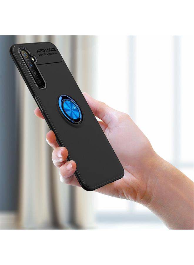 S-TOP Case For OPPO Realme 6 Metal Ring Holder 360 Degree Rotating TPU Case - Image 2