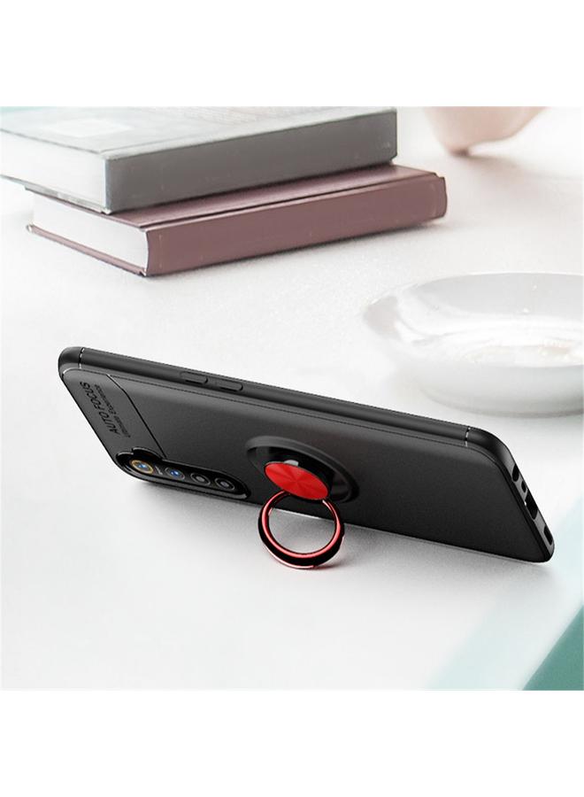 S-TOP Case For OPPO Realme 6 Metal Ring Holder 360 Degree Rotating TPU Case - Image 4