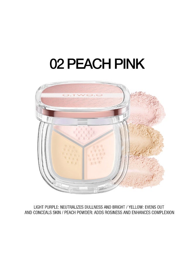 OTWOO O.TWO.O Haute Soft Focus Correct Powder – Oil Control & Blurring Finish (#2, PEACH PINK) - Image 2