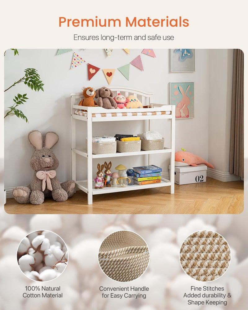 KALLAX Small Woven Basket, 12 x 8 x 4.5 Inches, Storage Basket for Organizing, Cute Small Rope Shelf Closet Cube Storage Bins Baskets for Shelves, Dog Toy Gift Baskets Empty, 3 Pack Brown - Image 4