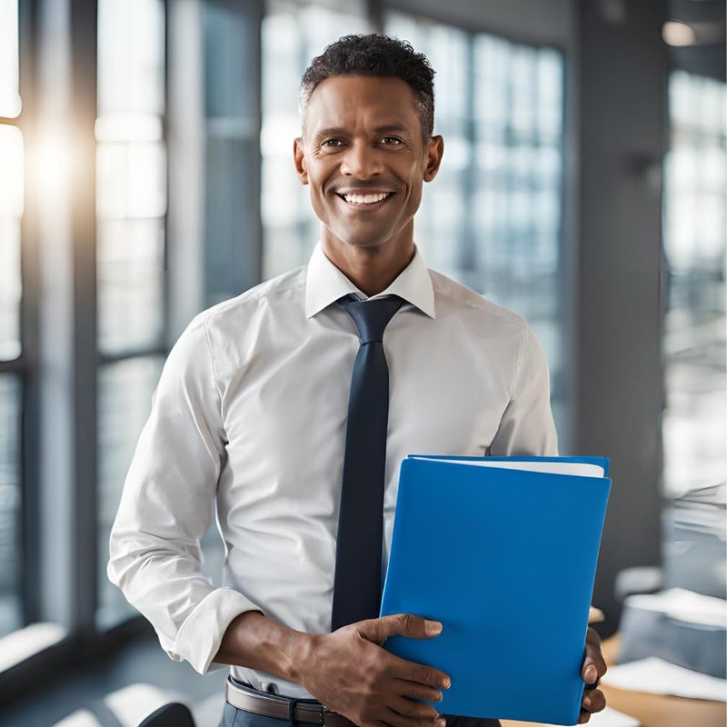 Evelots 6 Pack Plastic Folders with Pockets - 6 Assorted Colors - Heavy Duty File Folders with Business Card Slot - 2 Pocket Folder for Office, School, Home, Sports Coaches - Documents Letter Size - Image 2