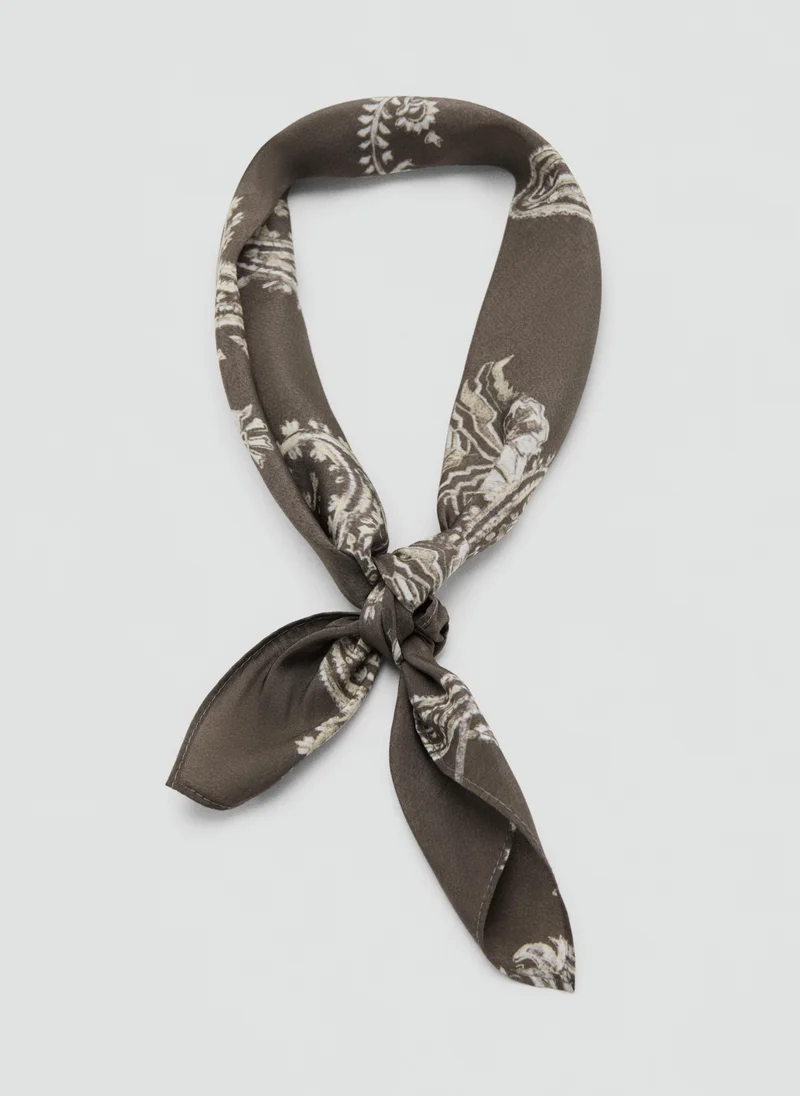 Mango Man  Printed scarf for Men | Best Price UAE
