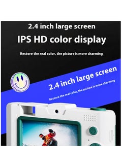 xozgdovg High-definition digital camera student mini front and back double camera gif/khaki  - Image 2