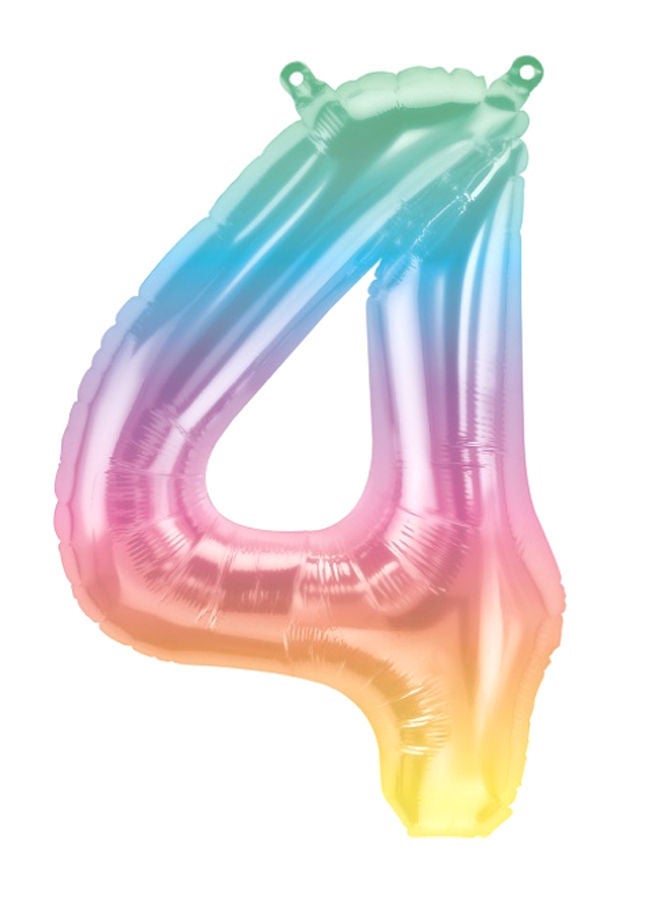 NIBEMINENT 4-Number Birthday Decoration Balloon 16inch - Image 1