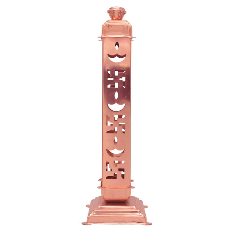 Mini House Stainless Steel Agarbatti Incense Stick Stand Holder for Home Office Temple Made in India Set of 1 Copper