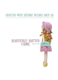 Happy Threads Handmade Crocheted Love & Care Cecilia Doll (15 inches) – Multicolour | Crochet Toys | Child Safe | for Babies 6 Months & Above | Dolls for Boys/Girls| For Birthday Gift | Decorative Items for Room  - Image 5