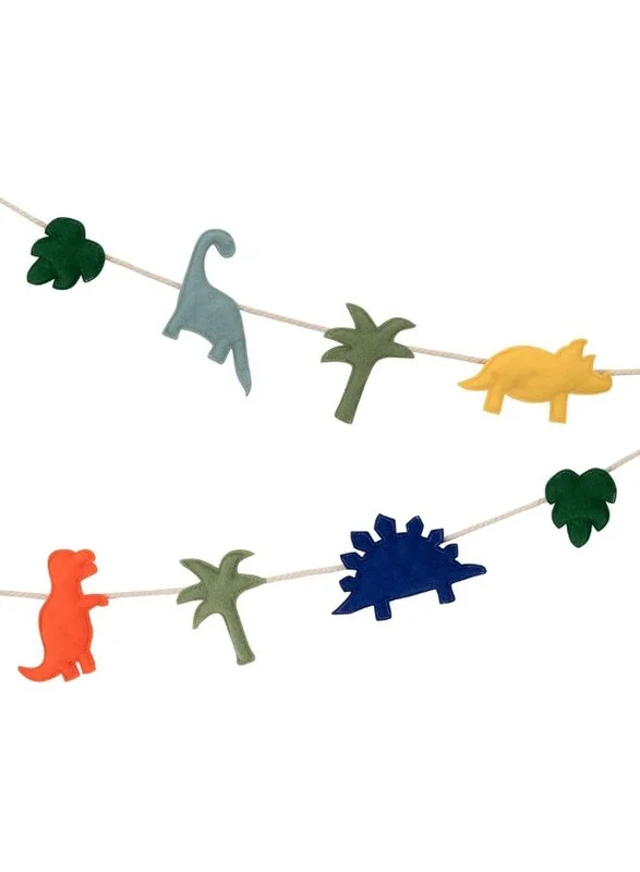Meri Meri Meri Meri Felt Dinosaur Garland