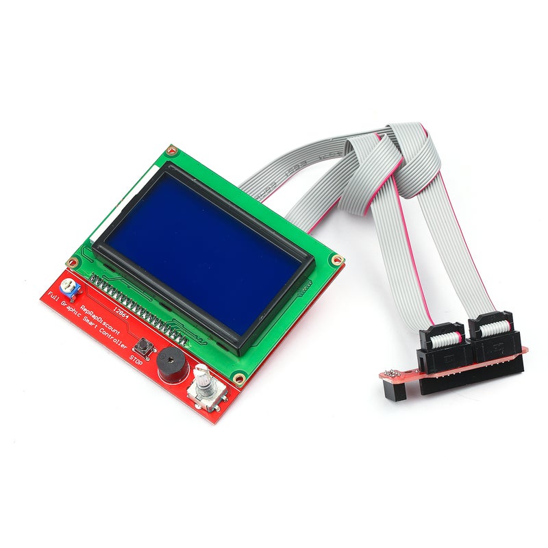 مجموعة تحكم طابعة ثلاثية الأبعاد تشمل وحدة تحكم RAMPS 1.4، لوحة 2560 R3، كابل USB، وحدة عرض ذكية رسومية LCD 12864، ومحرك خطي A4988 مع مبرد الحرارة لطابعة أو آلة النحت - Image 5