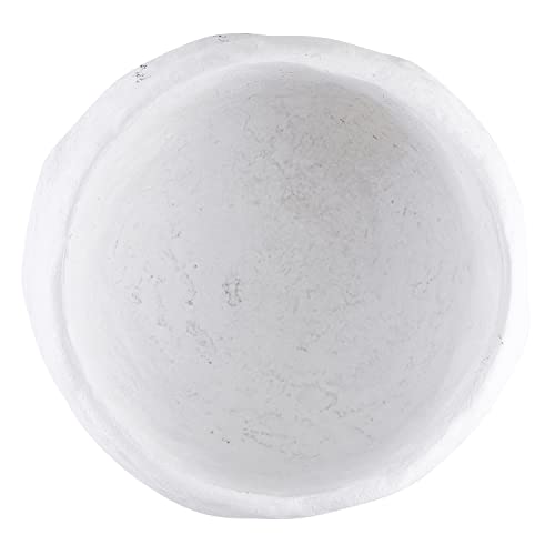 Santa Barbara Design Studio Pure Design Paper Mache Footed Decorative Bowl Small White - Image 3