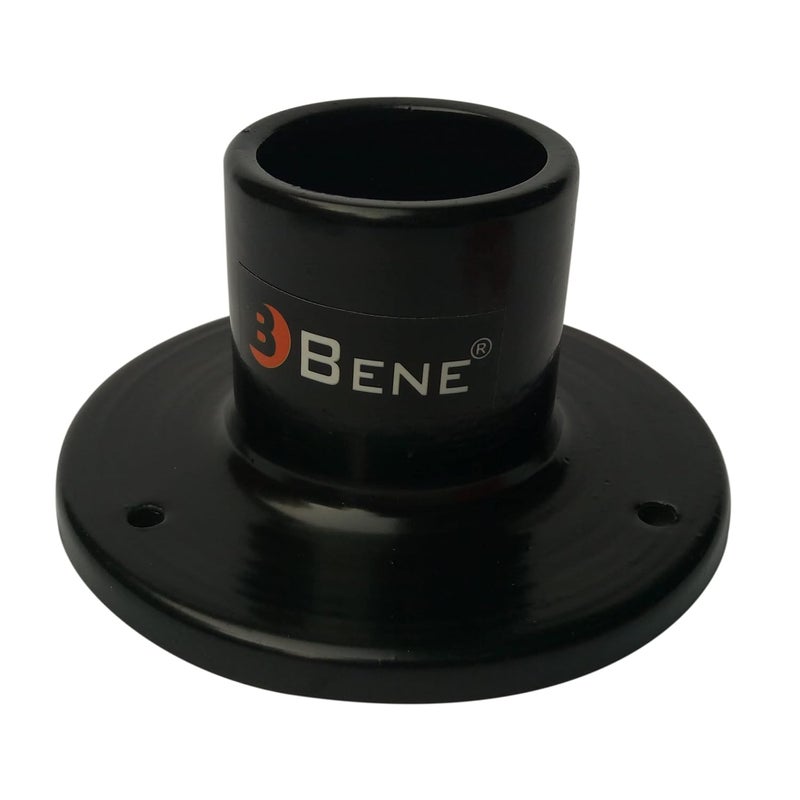 Bene قاعدة دائرية MS خارجية سوداء 11 سم، عبوة من قطعة واحدة - Image 2