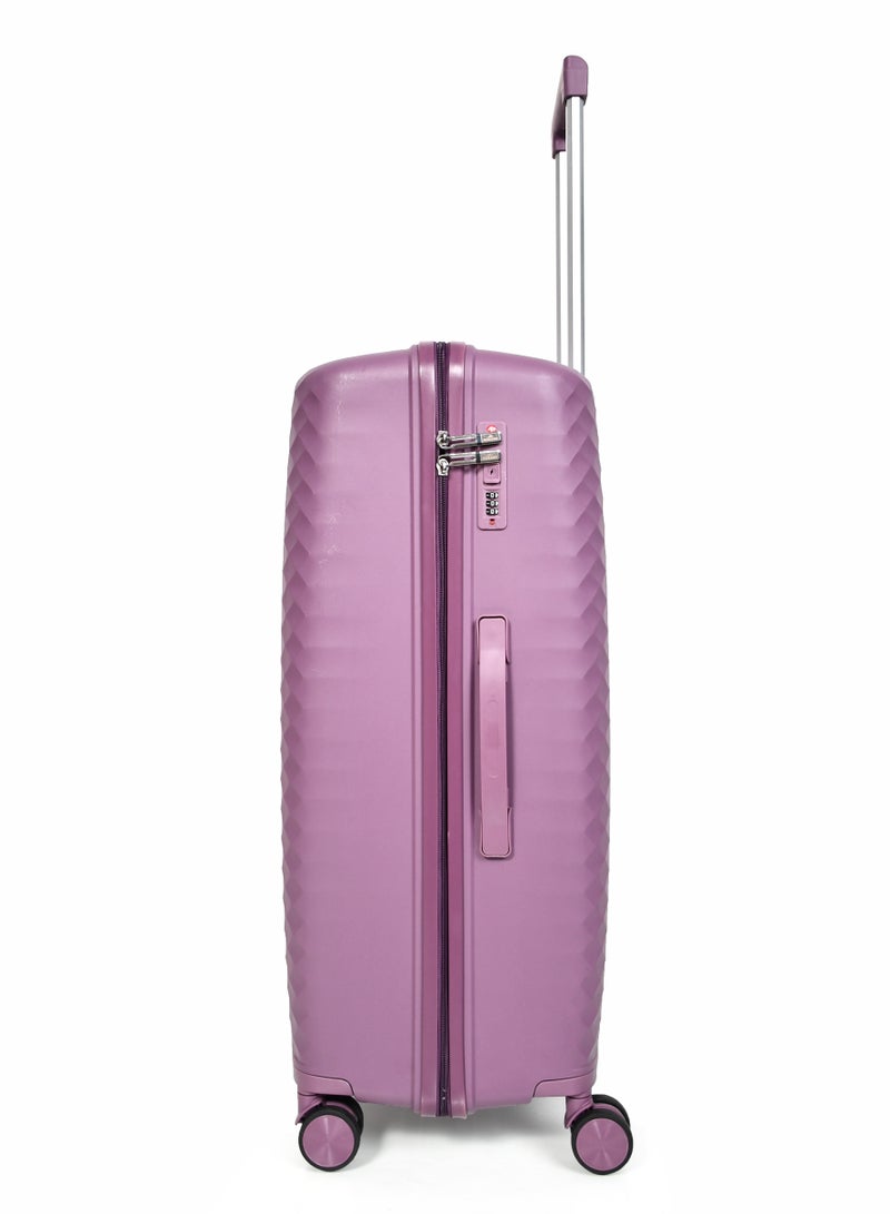 مورانو طقم حقائب سفر من مورانو من البولي بروبلين مكون من أربعه قطع وأربع عجلات غير قابل للكسر دوارة مع قفل مدمج نوع TSA  لون تركوازي - Image 5