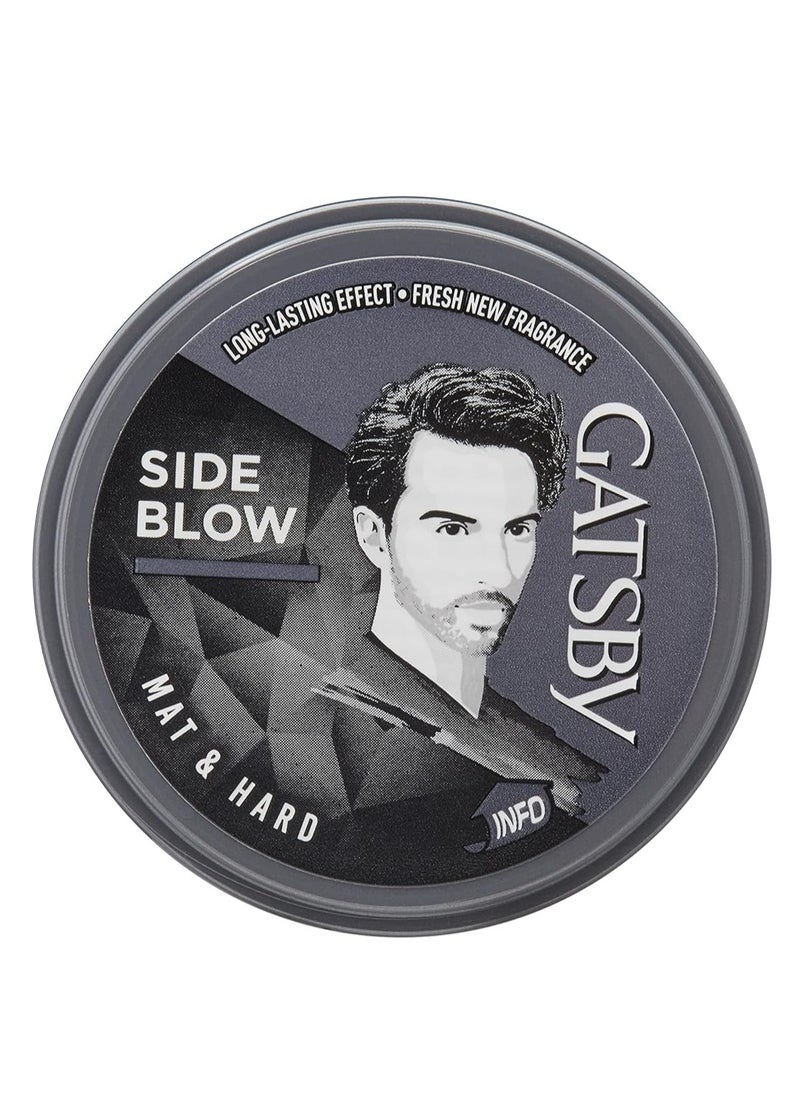 GATSBY Gatsby Hair Styling Wax Matt & Hard 75g Grey  - Image 1