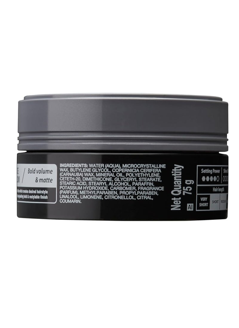 GATSBY Gatsby Hair Styling Wax Matt & Hard 75g Grey  - Image 2