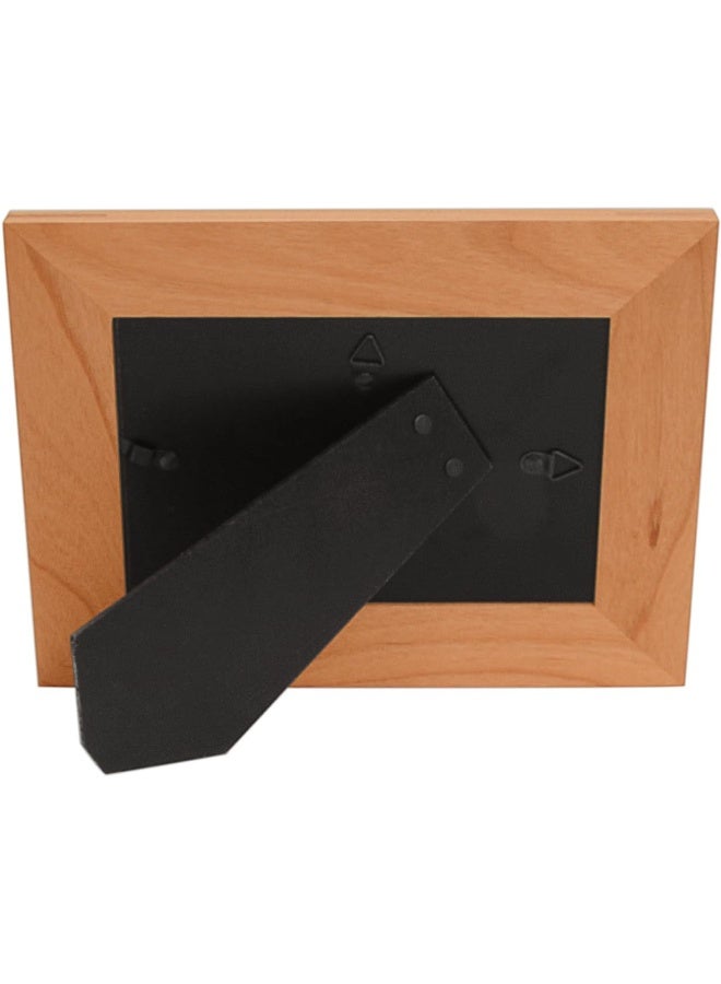 ThisWear Retirement Gift Finally Retired The Best Has Yet to Come Natural Wood Engraved 4x6 Landscape Picture Frame Wood - Image 3