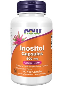 Now Foods, Inositol Capsules, 500 mg, 100 Capsules