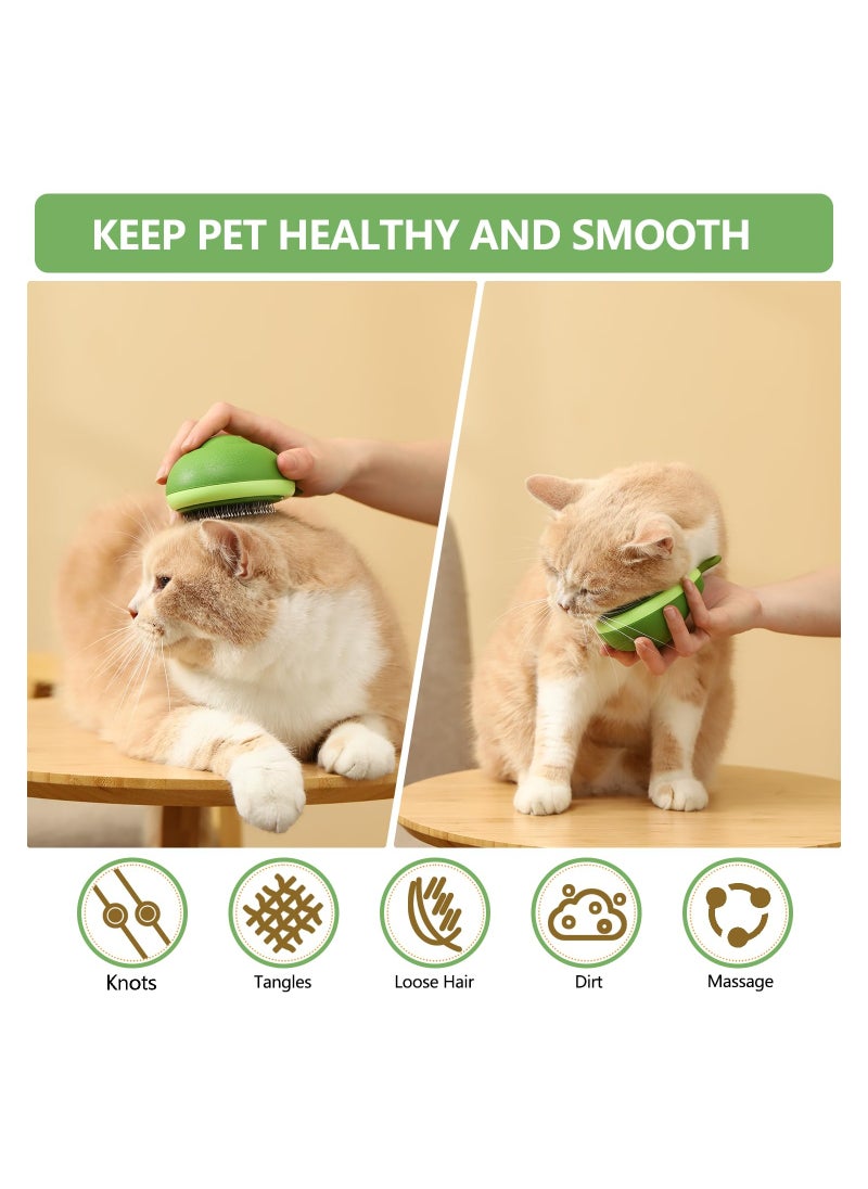 SYOSI - Cat Brush Dog for Grooming Self Cleaning Slicker Brushes to Remove Loose Fur Tangles Dirt Great Long and Short Haired Cats 1 Pcs - Image 1
