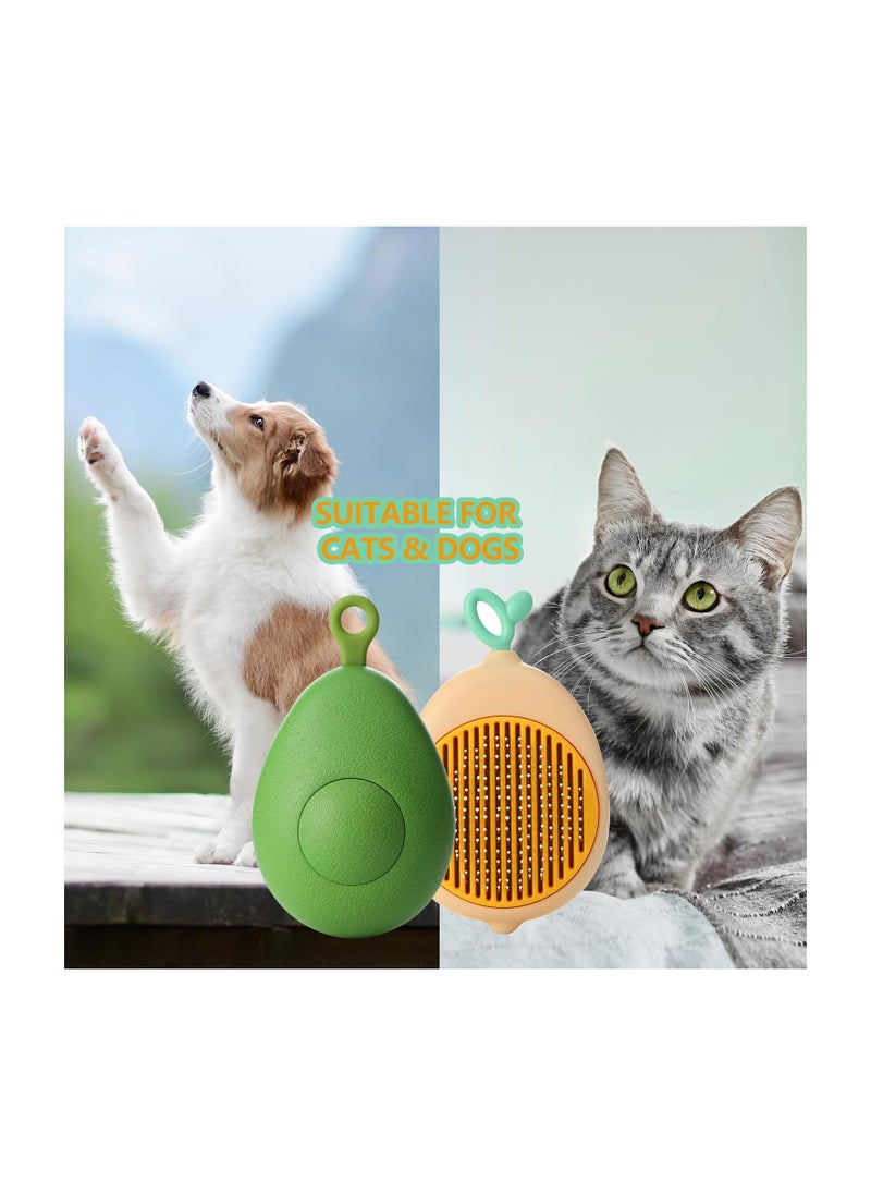 SYOSI - Cat Brush Dog for Grooming Self Cleaning Slicker Brushes to Remove Loose Fur Tangles Dirt Great Long and Short Haired Cats 1 Pcs - Image 1