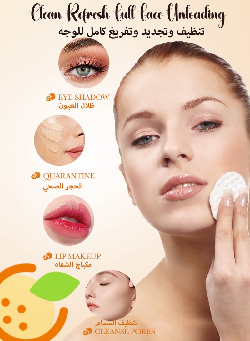 Makeup Remover Cream, 30g Citrus Cleansing Balm Cream, Non-irritating Makeup Remover, Makeup Remover Cream, Makeup Remover Stick, Cleansing Balm, Cleansing Cream for Makeup Remover Most Skin Types