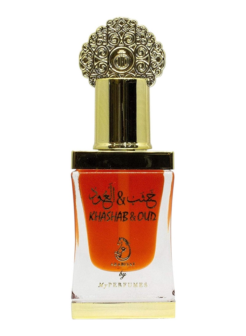 My Perfumes KHASHAB & OUD from ARABIYAT Non Alcoholic Concentrated Perfume Oil or Attar for Men and Women 12ml - Image 3