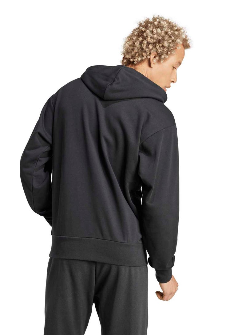 Adidas Essentials Big Logo French Terry Hoodie - Image 2